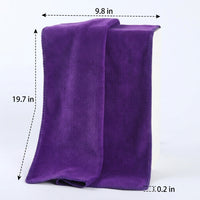 21-Ply Twisted Thick Microfibre Cloth and Microfibre Towel, 300g Multi-Purpose Cleaning Tool for Oil Removal, 25x50cm Bound Border Fabric