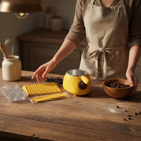 Plastic Housing Electric Chocolate Melting Pot Control Knob Chocolate Melting Pot Side Handle Small Appliance Removable Insert