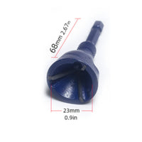 Deburring Tool with Hex Shank Removing Burr External Chamfer Tool Deburring Drill Bit Smoother Cut Chamfer Drill Bit Three-Edge