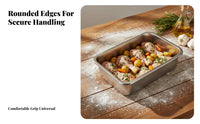 Deep Design Rectangular Steam Table Pan Food Grade Steam Table Pan Rust-Resistant Catering gear Easy to Clean for Restaurant Owners, waterproof Planners, Home Cooks, Buffet