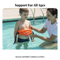 Beginner Friendly Inflatable Swim Belt Lightweight & Comfortable Learn to Swim Buoyant Support Belt Allows Unrestricted Movement