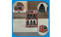 1/64 Rack Model Highly Detailed Tool Table Assembled Diorama Accessory for Collectors