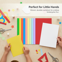 Colored Cardstock Paper for Crafts and Art Projects, A4/8K/4K/A3 Sizes, Multi-Color Packs
