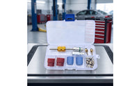 17 Pieces Climate Control Port Core Kit with Remover Tool Dust Cap Set Compact Hardware for Garage
