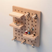 Miniature Pegboard Lightweight Panel Rectangular for BJD Owners