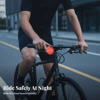 Night Riding Safety Handlebar Reflector Highly Reflective Two-Wheeler Reflector High Visibility for Commuters, Commuting