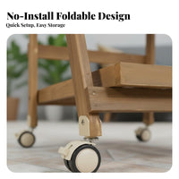 Large Capacity Rolling Flower Pot Rack Easy Assembly Multi-Layer Plant Holder with Wheels Heavy-Duty Mobile Plant Holder Raised Rim Design for Balcony, Living Room, Indoor, Outdoor
