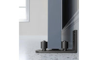 L Shape Double Roller Guide Slim Design Sliding Door Anti-Sway Guide Bottom Track Stopper Heavy Duty Swing Stop Bracket