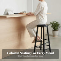 Nordic aesthetic Upholstered pubtool with rearrest Minimalist Design Lowrear Metal Frame Stool Footrest Bar Chair Non-Slip Feet for Adults, Restaurant Owners, Homeowners, Reception Area, Cafe, Bistro, Coffee Shop
