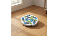 Mentally Stimulating Dog Puzzle Toy with Sliding Segments Mental Stimulation Interactive Dog Toy with Treat Compartments Boredom Relief Puzzle Feeder Enrichment for Bored Dogs, Young Dogs, Mealtime, Indoor Play, Crate Training