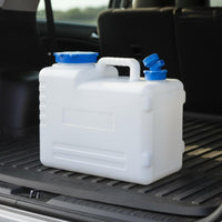 Water Container Jug with Spigot Rectangular Portable Water Tank Easy to Clean for Journeyers