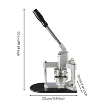 Button Maker Machine Manual Badge Making Machine Desktop for Craft Workshops
