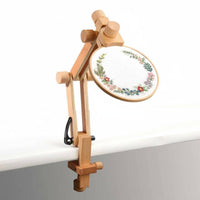 Table Clamp Embroidery Stand Hands Unrestricted Adjustable Embroidery Hoop Stand