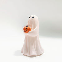 Halloween Pumpkin Ghost Dog Resin Figurine for Party Decor