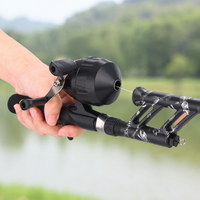 Carbon Fiber Fishing Rod and Reel Combo, Retractable 76cm Spinning Combo, Heavy Action Freshwater Travel Fishing Rod, 3 Sections 46cm Collapsed