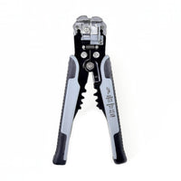 Wire Stripper and Crimping Tool Spring-Loaded Wire Stripper with Crimper Multifunctional Stripping Crimping Pliers Textured-Grip