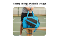 Pickleball Tote Bag Multi-Functional Pickleball Bag Large Capacity Detachable Shoulder Strap for Outdoor, Travel