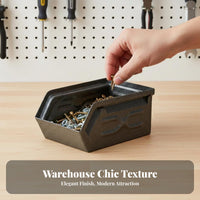 Stackable Parts Case Colorful Tool Container space-efficient for Crafters, Students