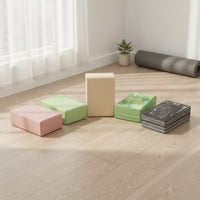Sturdy EVA Foam Exercise Block Firm Foam Exercise Block Lightweight Blocks Upgraded for Home Workout, Studio