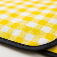 Picnic Blanket and Waterproof Mat for Camping Gear, Silver Glue Oxford Cloth Camping Mat, Machine Washable Beach Blanket, Rolled Strapping Handle