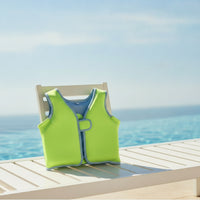 Buoyant Kids Swim Vest with Zipper Zippered Children's Flotation Vest Safely Fastened Long-Lasting for Toddlers, Beginners, Swimming Pool, Beach