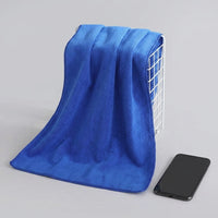Space-saving Car Towel Microfibre Cloth for Detailing, High Absorbency Microfibre Towel, 35x75cm Plain Weave Thick Cleaning Tool, 400g