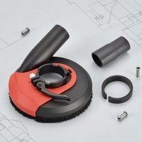 Hose Port Grinding Dust Collection Cover Clamping Band Angle Grinder Dust Cover Debris Control Grinder Vacuum Attachment