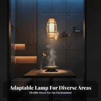 Handmade Woven Bamboo Lantern Natural Material Bamboo Woven Hanging Light Creative Design Asian Design Hanging Lamp Vintage Inspired for Restaurant Owners, Hotel Managers, Interior Designers, Dining Room, Hallway, Bedroom, Kitchen