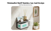 Face Towel Dispenser surfaceMounted Bathroom Organizer lint-no-drillguard for Vanity Area