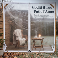 Transparent Outdoor PE Tarpaulin Dustproof Waterproof Tear-Resistant Plastic Sheeting for Rain and Sun Protection