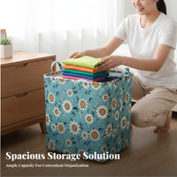 Drawstring Storage Box Large Capacity Organizer container Moistureresistant for Families