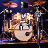cymbals Stand Extension Simple to Install to Install High hatHat Stand Adapter Rust Resistant Percussion Hardware for Drummers