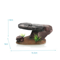 Aquatic Pet Aquarium Rockery Realistic Design Resin Aquarium Stone Cave