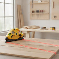 Triangular Right Angle Laser Level Built-in 90 Degree Laser Level Compact Tool Bright for Tilers, Carpenters, Masons, Tile Setting, Woodworking, Masonry