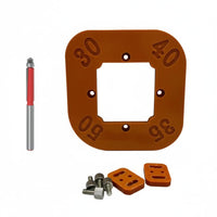 High Precision Radius Corner Routing Jig Easy to Use 4-in-1 Corner Radius Template Time-Saving for Woodworkers, Carpenters, Cabinet Making