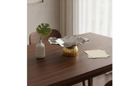 Tray with Pedestal Base Elegant Decorative Bowl with Pedestal Reflective Stand Vanity