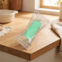 Dog Toothbrush and Cat Tooth Brush for Bad Breath, Silicone Finger Puppy Toothbrush for Tartar Removal, Single Pack Pet Grooming Tool