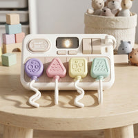 Fine Motor Skills Pretend Power Strip Toy Hand-Eye Coordination Power Strip Toy Educational Sensory Plug Outlet Interactive for Babies, Travel, Home