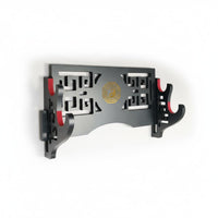 Tai Chi Bagua Pattern Chinese Design Rack Classical Design Wall Mounted Blade Rack Sturdy Construction Blade Wall Mount Heavy Duty for Dojo