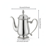 Coffee Pot with Lid Stainless Steel Timeless Coffee Pot Elegant Carafe with Lid for Tabletop Display