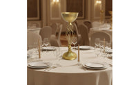 Tall Gold Flower Stand Light Luxury Wedding Centerpiece Vase European Style Metal Pedestal Vase for Banquet, Entryway, Dining Table