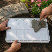 Garden Fence Concrete Mold for DIY Yard and Patio Decoration