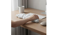 Ergonomic Wrist Support Pad Soft Touch Silicone Cushioned Wrist Pad Wear-Resistant Computer Accessory for Coders