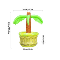 PVC Inflatable Palm Tree Cooler Portable Inflatable Palm Tree Drink Holder for Outdoor Parties