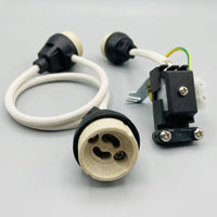 Junction Box with GU10 Lamp Holder for DIY Lighting, GU10 Ceramic Base with Terminal Block for Home Lighting Repair, 2A 250V, Fast Delivery