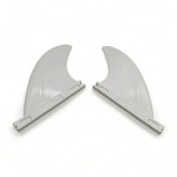 2 Pieces Nylon Surfboard Tail Fin Compact Paddle Board Tail Fin Sleek Easy to Install for Surfers, Paddleboarders