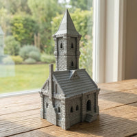 Fortified Dwelling Weathered Miniature Building Model Authentic Scenery for Tabletop Gaming