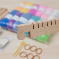 3 in 1 DIY Tapestry Weaving Kit Made of Beechwood Beginner Weaving Loom Kit Natural Wood for Beginners, Crafters, Art Class, School Projects