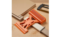 Four-Slot Wood Floor Tapping Block Grooved Flooring Installation Block Ridged Wood Floor Installation Kit Single-Piece