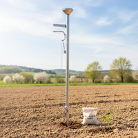 And Fertilizer Dispenser 2 in 1 Corn Planter Stainless Steel for Farmers